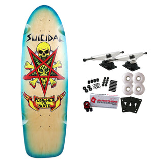 Dogtown Skateboard Complete Possessed to Skate 70s Natural/Black Red 9" x 30"