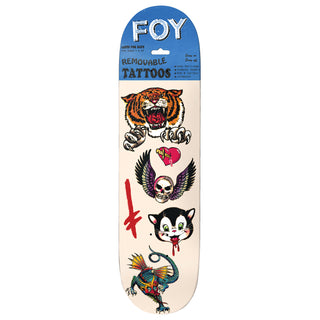 Deathwish Skateboard Complete Jamie Foy Tattoos 8.3875" x 32"