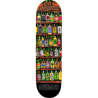 Deathwish Skateboard Deck Erik Ellington A Tribute To Pearcy - Have a Drink on Me 2001 Re-Issue 8.5"