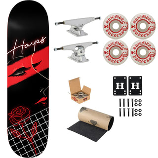 Deathwish Premium Complete Skateboard Jake Hayes Technoir 8.6" Ft. Krux/Spitfire/Independent