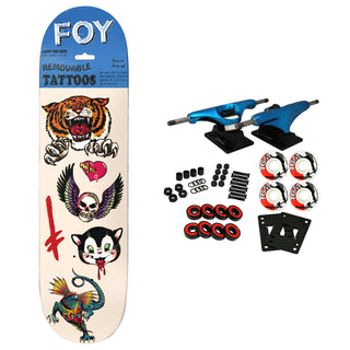 Deathwish Skateboard Complete Jamie Foy Tattoos 8.3875" x 32"