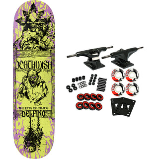 Deathwish Skateboard Complete Pedro Delfino Chaos 8.25" x 31.5"