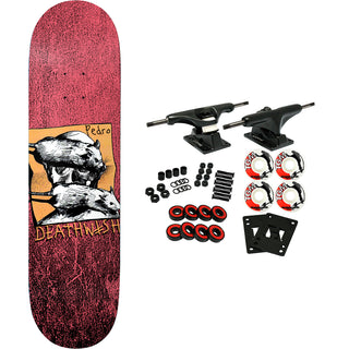 Deathwish Skateboard Complete Pedro Delfino Rat Race 8.475" x 31.75"