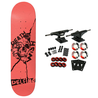 Deathwish Skateboard Complete Pedro Delfino Rot 8.5" x 31.75"