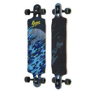 Rayne Longboard Complete Demonseed 39 Wave Camo Drop Through 9.75" x 39"