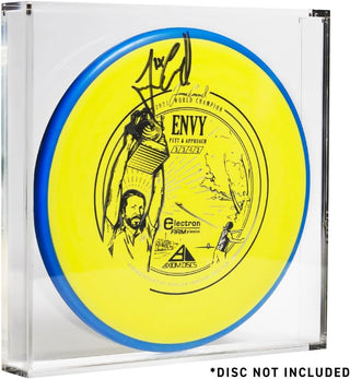 MVP Disc Golf Disc Frame - Crystal Clear Acrylic Display Case with Mounting Hardware