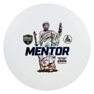 Discmania Disc Golf Mentor Distance Driver White Active 165-170