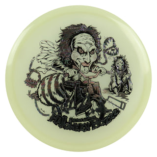 Discraft Disc Golf 2026 Mega Glo Halloween Buzzz Silver/Oil Slick 175-176g
