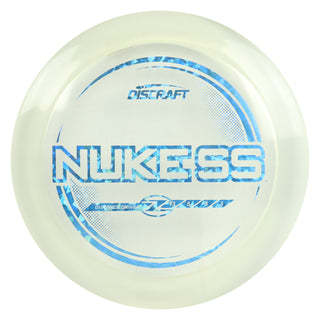 Discraft Disc Golf Z Line Nuke SS Distance Driver 13/5/-3/3 Clear/Blue Shatter 170-172g