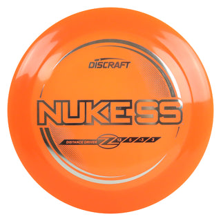 Discraft Disc Golf Z Line Nuke SS Distance Driver 13/5/-3/3 Orange/Silver 173-174g