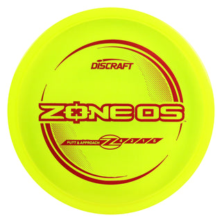 Discraft Disc Golf Z Line Zone OS Putter 4/2/1/5 Yellow/Red 175g