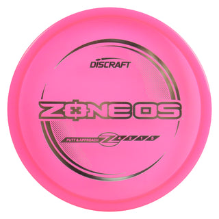 Discraft Disc Golf Z Line Zone OS Putter 4/2/1/5 Pink/Silver 173g