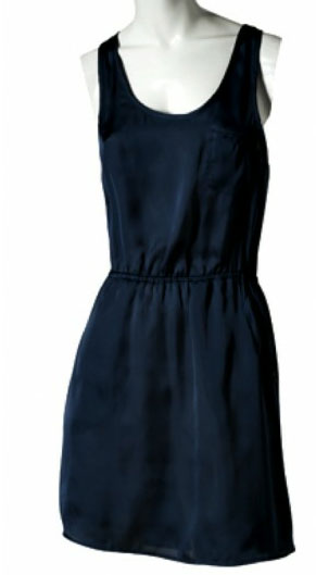 Matix Womens Dress Dog Roses Old Blue Size Medium