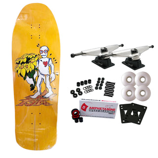 Dogtown Skateboard Complete Bryce Kanights Flower Guy Yellow 10.12" x 31.87"