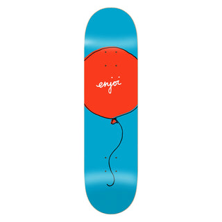 Enjoi Skateboard Float Red 8.0" with Independent Trucks, Spitfire Wheels