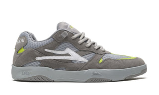 Lakai Skateboard Shoes Evo 2.0 XLK Grey/Lime Suede