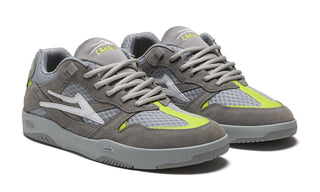 Lakai Skateboard Shoes Evo 2.0 XLK Grey/Lime Suede