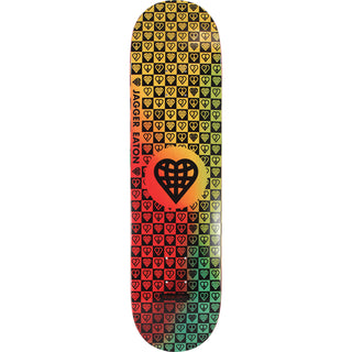 The Heart Supply Skateboard Deck Jagger Eaton Trinity Impact Light 8.0" Tie Dye