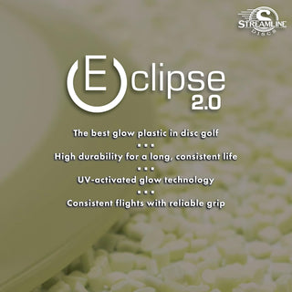 Streamline Disc Golf Eclipse Glow Range Special Edition Putter 2/1/-0.5/0.5 Glow 173 grams
