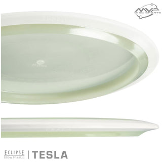 MVP Disc Golf Eclipse Tesla Distance Driver 9/5/-1/2 Glow/White 174 grams