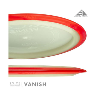 Axiom Disc Golf Eclipse Vanish Distance Driver 11/5/-3/2 Glow/Blood Red 174 grams
