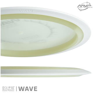 MVP Disc Golf Eclipse Glow Wave Distance Driver 11/5/-2/2 Glow/White 172 grams