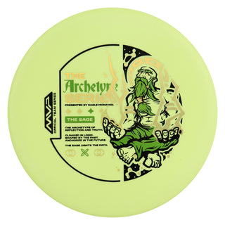 Streamline Disc Golf Streamline Electron Soft Autopilot – Eagle McMahon Archetype Series Yellow/Gold Holo 173 grams