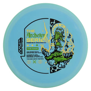 Streamline Disc Golf Streamline Electron Soft Autopilot – Eagle McMahon Archetype Series Aqua/Gold Holo 173 grams
