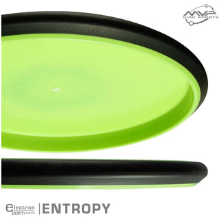 MVP Disc Golf Electron Soft Entropy Special Edition Putter 4/3/0/3 Black 170 grams