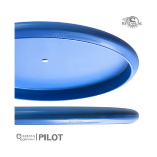 Streamline Disc Golf Electron Soft Pilot Putter 2/5/0/1 Red/Red Gold 171 grams