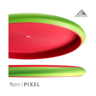 Axiom Disc Golf Simon Line Electron Soft Lizotte Pixel Putter 2/4/0/0.5 White/Red 166 grams
