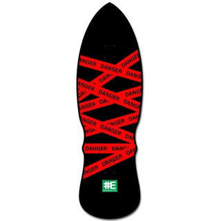 Everybody Skates Skateboard Deck Danger Big Board Black 12.3" x 40"