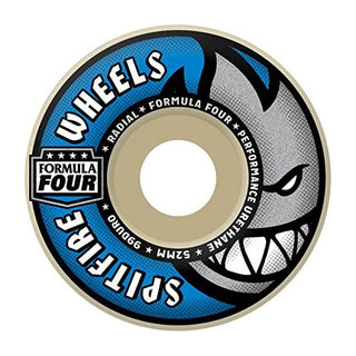 Spitfire Skateboard Wheels 52mm F4 99A Radial Formula Four