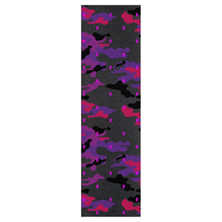 Grizzly Grip Skateboard Griptape Mini Bear Camo Purple 9" x 33" Sheet