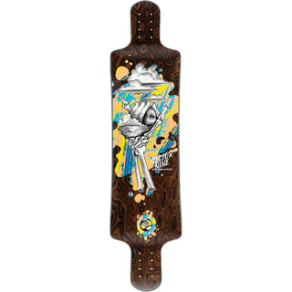 Sector 9 Longboard Fault Line Curl 9.75" x 39.5" Drop Down with Complete Parts Package