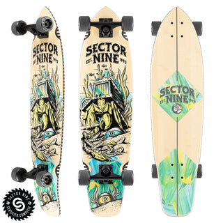 Sector 9 Longboard Complete Fortune Ft. Point Carving Cruiser 8.75" x 34"