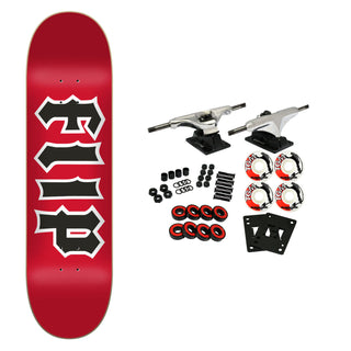 Flip Skateboard Complete HKD Red 8.25" x 31.85"