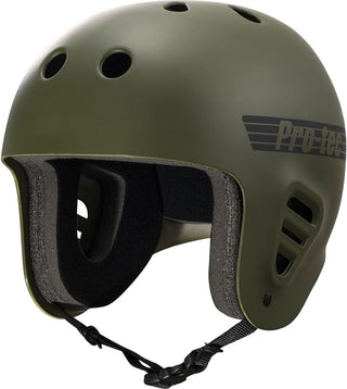 Pro Tec Skateboard Helmet Full Cut Skate Matte Olive Size S