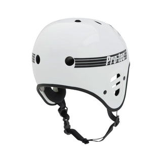Pro Tec Skateboard Helmet Full Cut Certified Matte White Size S