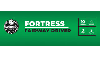 Westside Disc Golf Tournament Fortress Fairway Driver 10/4/0/3 Pink/Red 173 grams