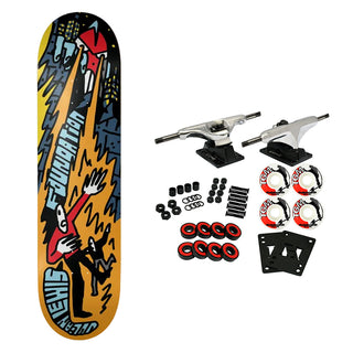 Foundation Skateboard Complete Julian Lewis Robopocolypse 8.63" x 31.75"