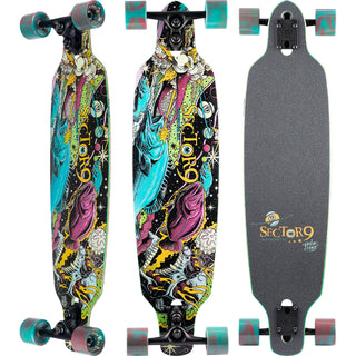 Sector 9 Longboard Complete Fractal Battle 9.0" x 36" Drop Through