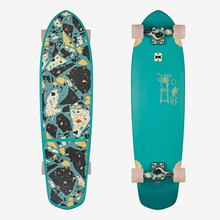 Globe Longboard Blazer XL Lagoon/Terrazzo 9.75" x 36.25" Kicktail Cruiser