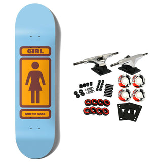 Girl Skateboard Complete Gass 93 Pop Secret Blue 8.5" x 32"