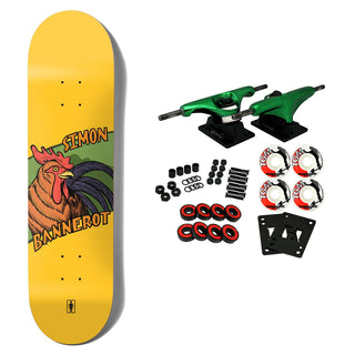 Girl Skateboard Complete Bannerot Rooster 8.25" x 31.75"