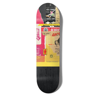 Girl Premium Skateboard with Indy Trucks, Triclops Wheels 8.5" Pacheco Cut and Paste