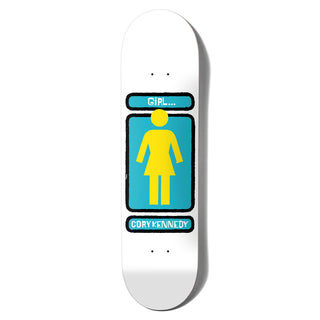 Girl Premium Skateboard with Indy Trucks, Triclops Wheels 8.5" Kennedy Hand Shakers