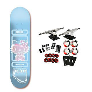 Girl Skateboard Complete Hello Kitty 50 Bennett 8.25" x 31.75"
