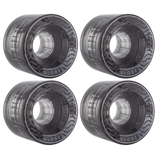 Independent Skateboard Trucks Stage 11 169 (9.125") Polished Silver Trucks - Globe Retro Flex 58mm 78a Wheels Clear Black - Abec 7 Bearings