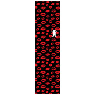 Grizzly Grip Skateboard Griptape Kiss Red 9" x 33" Sheet
